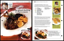 Crispy Glazed Duckling In Cherry Sauce #14 Poultry Ready Steady Cook Recipe Page