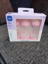 MAM Easy Start Self Sterilising Anti-Colic Baby Bottle Pack of 3 (3 x 260 ml)