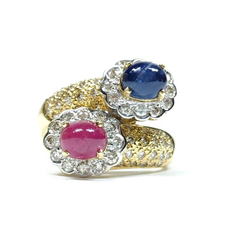 Jewelry ring sapphire - sapphire, 1.41ct