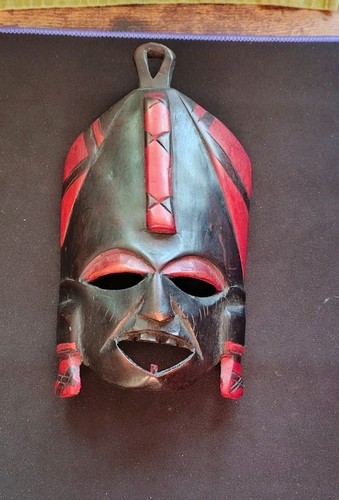 African wooden maskhand - african, maskhand-carved