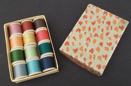 Vintage wooden cotton reels - wooden,