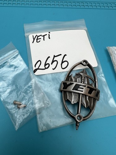 Yeti ice axe head badge - yeti,