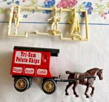 4 LLEDO MODELS OF DAYS GONE DG 3 HORSE DRAWN DELIVERY VANS
