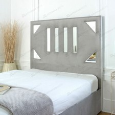 Mirrored Upholstered Bed Gas