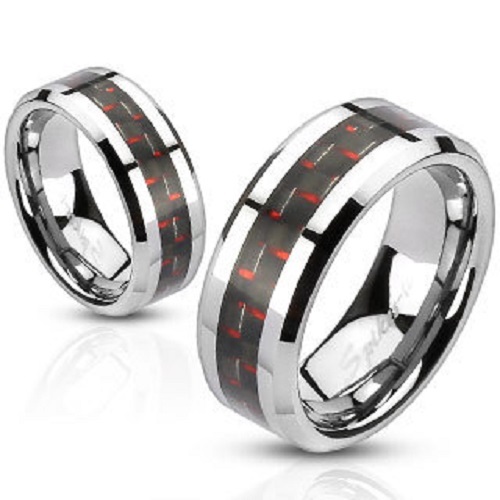 Stunning black red carbon - red,