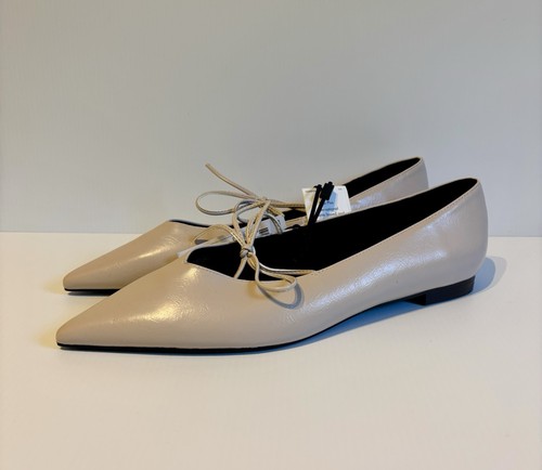 Marks spencer cream faux - &,