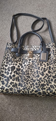 Ladies purple leopard - leopard, print