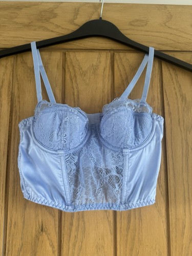 Primark light blue lace - , corset