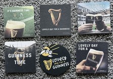 Guinness coasters beer mats - mats,