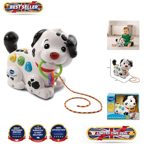 Pull along puppy pal with - pull,