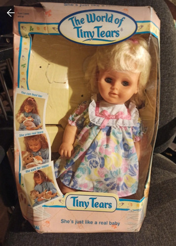 Tiny tears doll 1960s vintage - tiny,