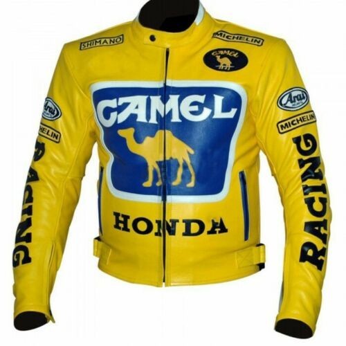 Honda camel motorbike leather - camel,