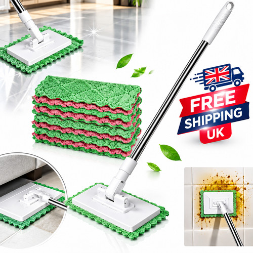 Clamping dust mops - mops, 360°