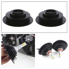 2Pcs Rubber Headlights Dust