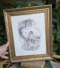 Vintage Wooden Frame Golden