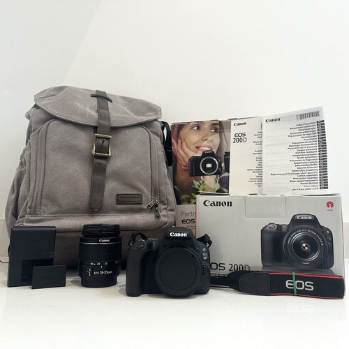 Vgc canon 200d camera dslr - canon,