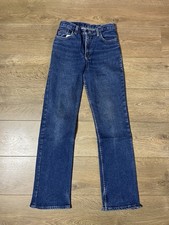 Vintage Y2K Topshop Moto Jeans Bootcut Mid Rise Blue Denim Medium Wash W26 L30