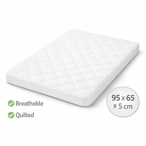 Travel cot mattress - , quilted
