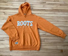 roots canada hoodie orange