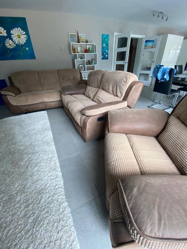Harveys piece suite suede - harveys,