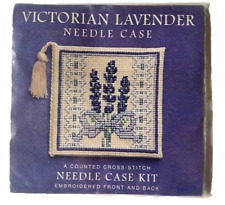 VICTORIAN LAVENDER NEEDLE CASE
