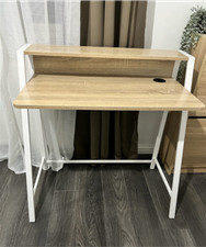 Modern Computer Desk Small Compact Workstation Metal Kids Office Writing Table