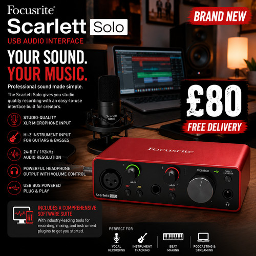 Focusrite scarlett solo - focusrite,