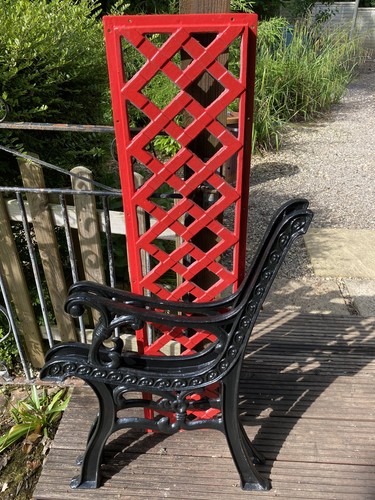Victorian cast iron - bench, ends