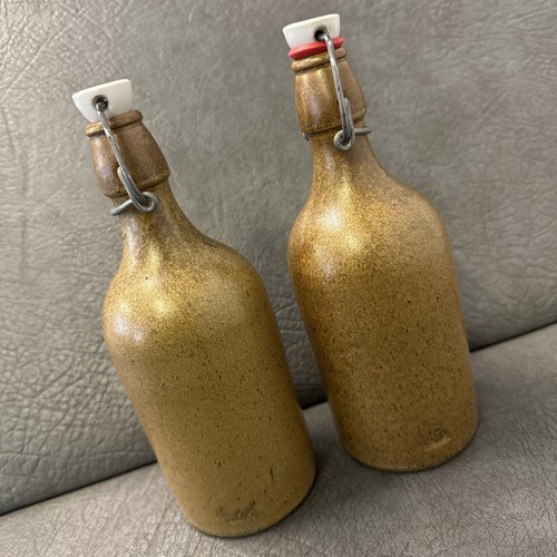 Mkm stoneware beer bottles - mkm, 2