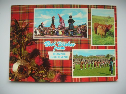 Scotland postcard highland - postcard,