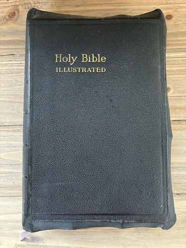 Vtg 1940 black leather holy - vtg,