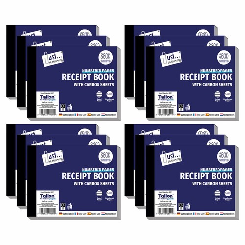 Receipt book half size - x,