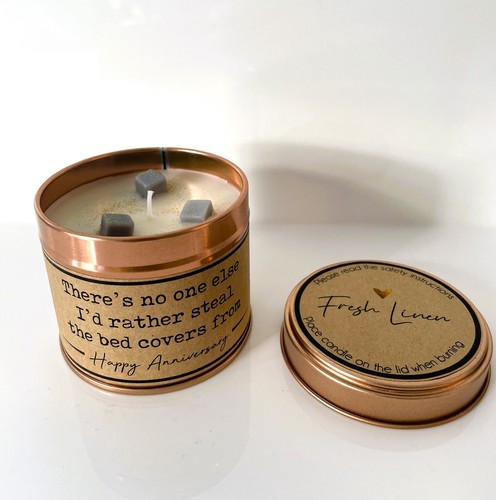 Anniversary candle gift bed - candle,