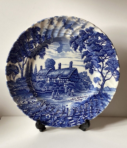 Blue white shakespeares - blue, &