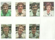 7 x TOTTENHAM HOTSPUR - Ava Americana 'Football Special '79 Stickers [Unused]