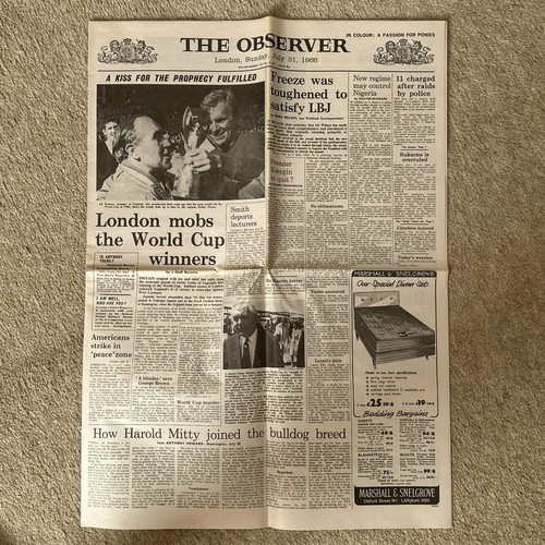 The observer newspaper 1966 - the,