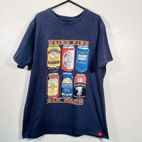 Weird fish six pack graphic - weird,