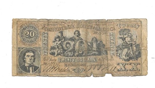Dollar confederate states - dollar,