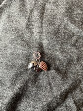 Romantic red Crystal Heart - Sterling Silver 'I Love You' Charm for Bracelets