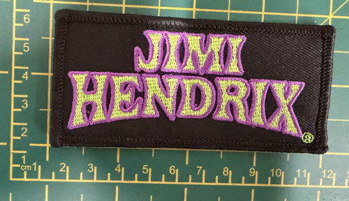 Jimi hendrix green - logo, woven