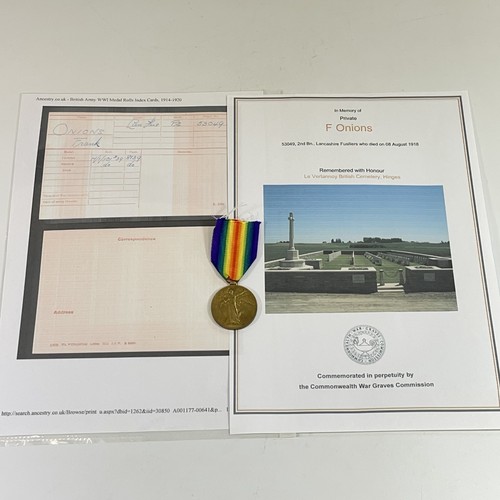 Ww1 victory medal - private, f