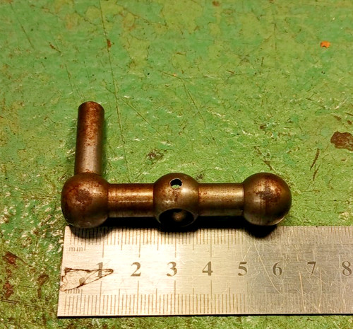 Old mini lathe ball crank - lathe,