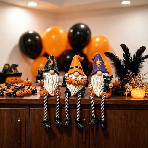 Halloween gnome resin hand - gnome,