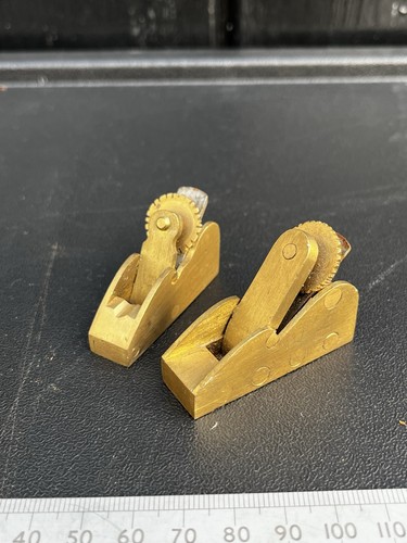 Pair vintage violin luthier - -,