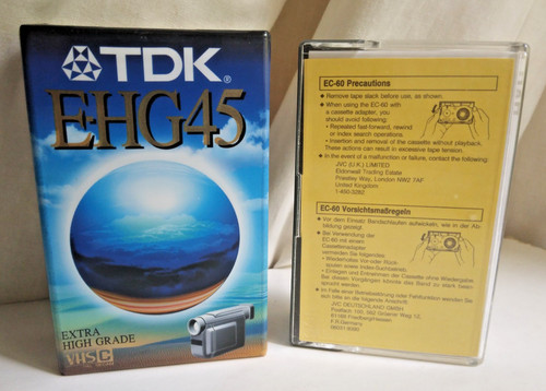 Camcorder tapes tdk jvc - tdk, +