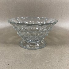 Vintage Pressed Glass Pedestal