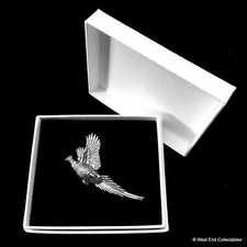Rising Pheasant Silver Pewter