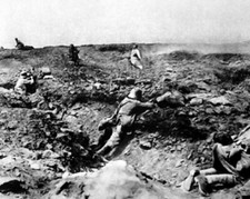 French assault on German