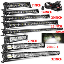 12-24V Car LED Work Light Bar Flood Spot Light Driving Offroad Truck SUV 4x4 ATV
