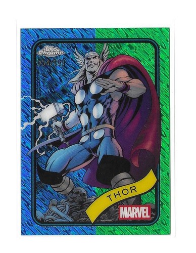 Thor topps chrome marvel - -,
